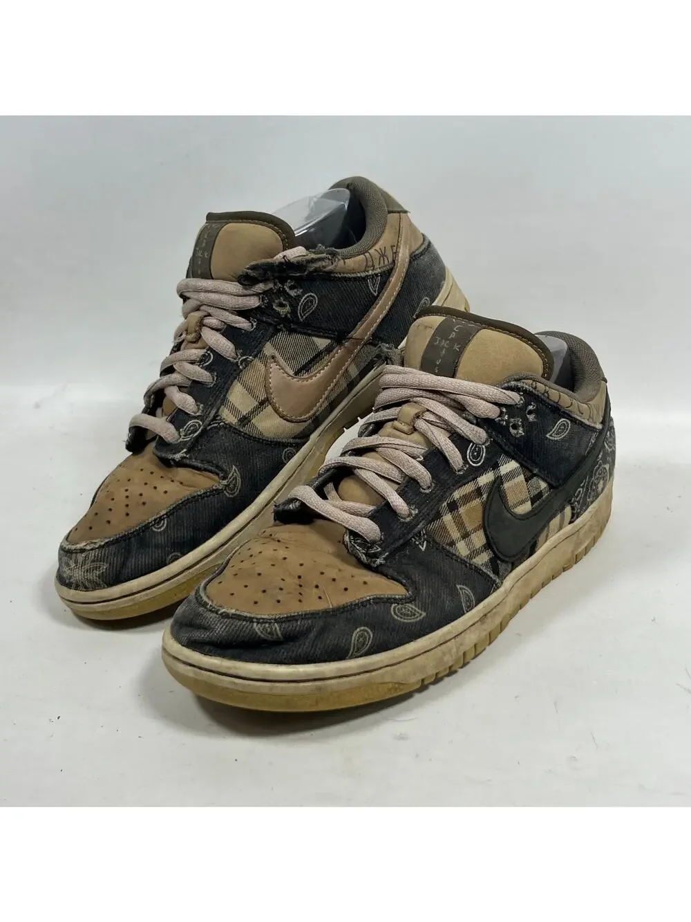 Nike SB Dunk Low Travis Scott Mens 9 Suede Cactus Jack CT5053-001 Sneaker Black - Picture 1 of 16